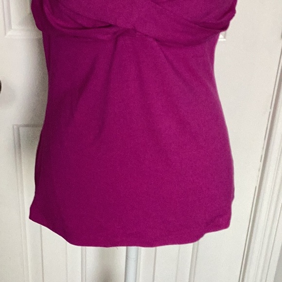 Cache Raspberry Halter Top w/ Built-In Bra - Picture 3 of 8